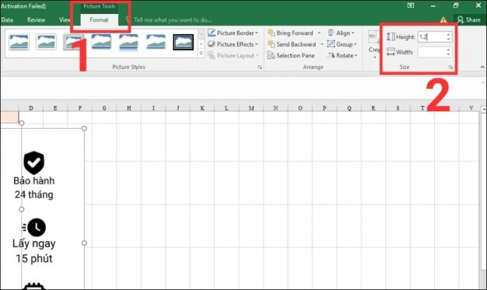 Hướng dẫn chèn ảnh vào Excel vừa khít ô mà không bị vỡ