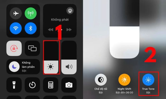 Điều chỉnh giảm độ sáng màn hình là một cách hiệu quả để tiết kiệm pin trên iOS 12