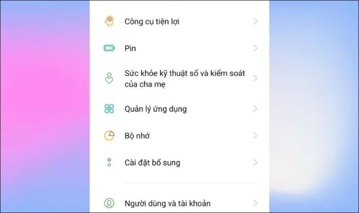 Kiểm tra các tệp đang chiếm dụng bộ nhớ
