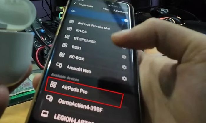 Cách kết nối tai nghe AirPods Pro với điện thoại Android