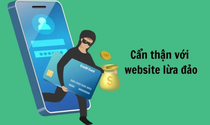 Cảnh giác với các trang web và ứng dụng không đáng tin cậy