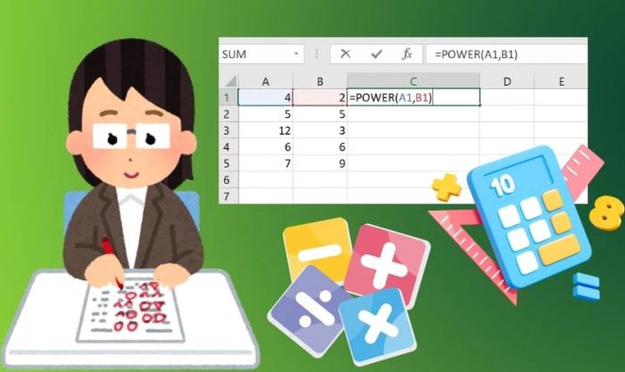 Ứng dụng của hàm Power trong toán học