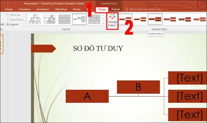 Hướng dẫn trang trí sơ đồ tư duy trong PowerPoint sao cho đẹp mắt