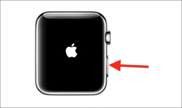 Nút nguồn của Apple Watch thường được đặt ở cạnh phải của đồng hồ