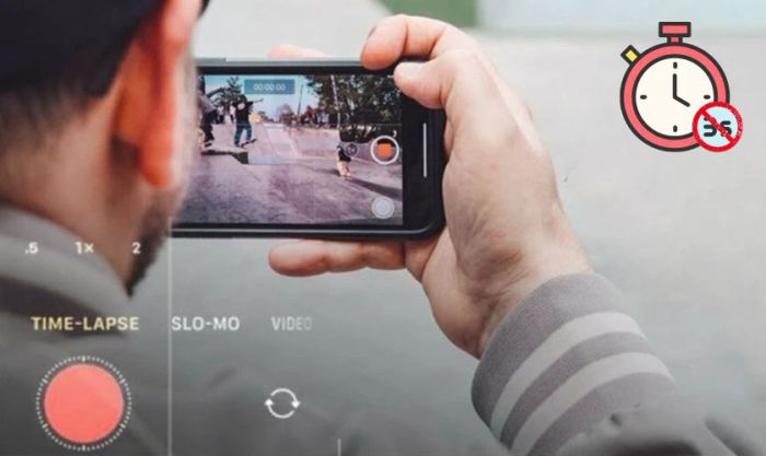 Chế độ hẹn giờ không thể áp dụng cho Panorama hoặc Timelapse