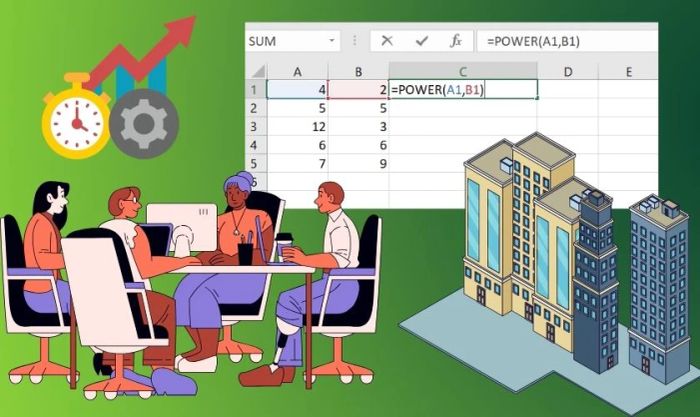Hàm Power trong Excel là kỹ năng thiết yếu mà mọi nhân viên doanh nghiệp cần thành thạo