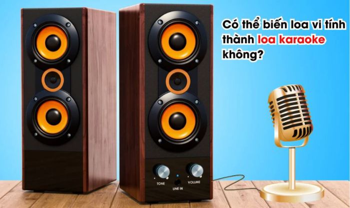 Loa máy tính có thể trở thành loa karaoke được không?