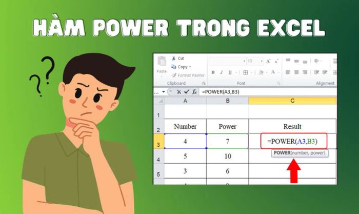 Hàm Power trong Excel là gì?