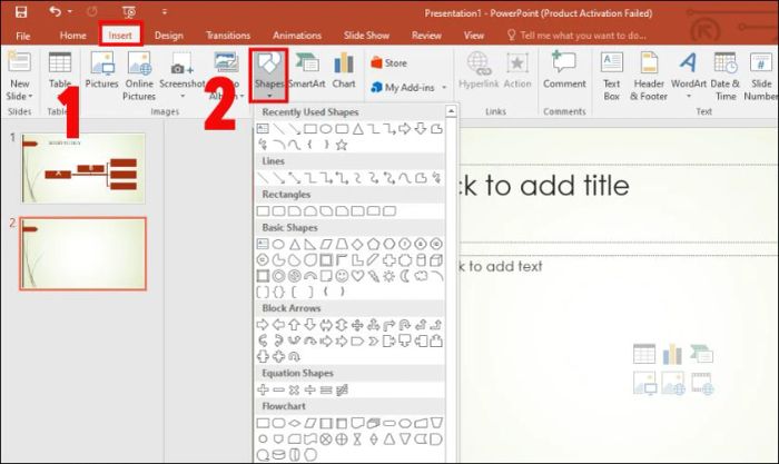 Hướng dẫn chi tiết cách tạo sơ đồ tư duy trên PowerPoint bằng công cụ Shapes