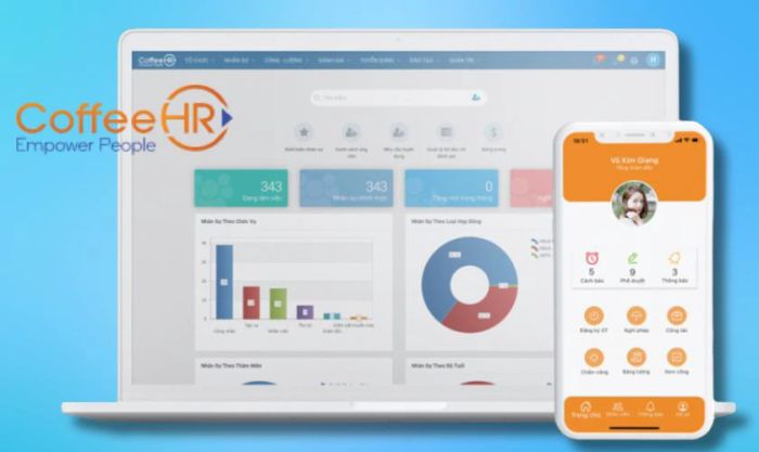 Phần mềm tạo bảng chấm công CoffeeHR