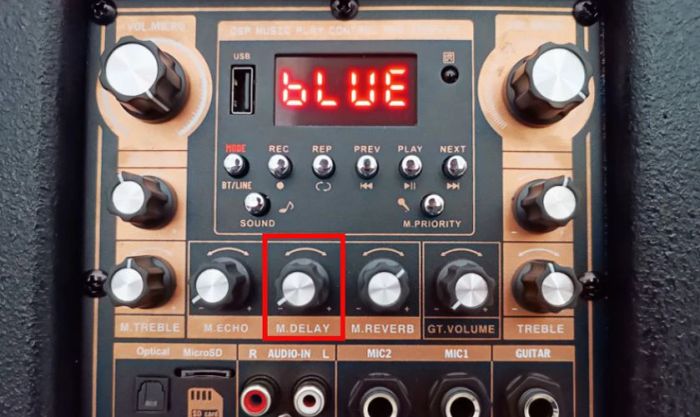 Điều chỉnh Delay (độ trễ) cho loa kẹo kéo