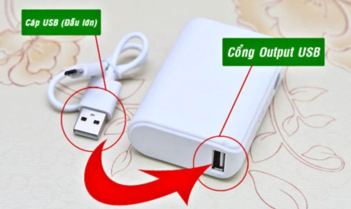 Lưu ý sử dụng đúng cổng sạc