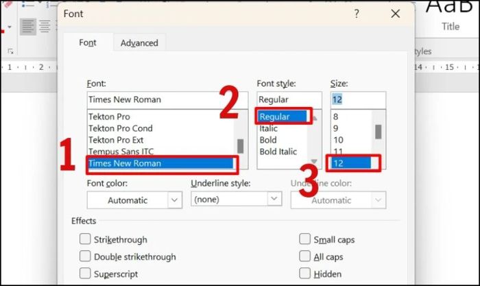 Hướng dẫn cài đặt Font mặc định cho Word trên Windows một cách dễ dàng