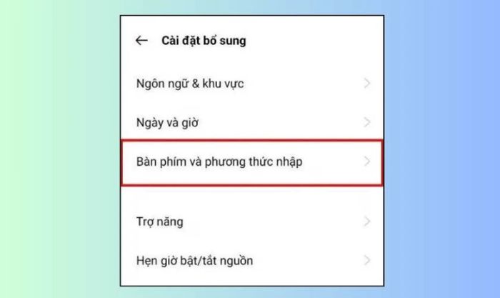 Điều chỉnh kích thước bàn phím Xiaomi