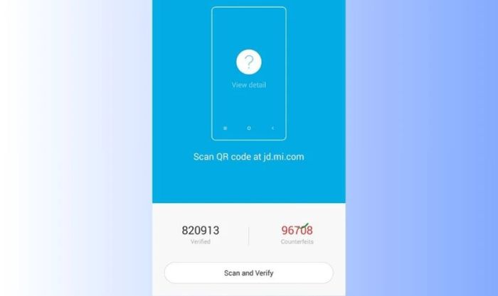 Kiểm tra thông qua phần mềm của Xiaomi