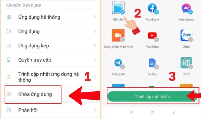 Hướng dẫn khóa ứng dụng trên Xiaomi
