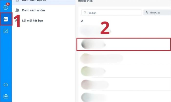 Hướng dẫn gửi danh thiếp Zalo bằng tính năng giới thiệu bạn bè trên máy tính
