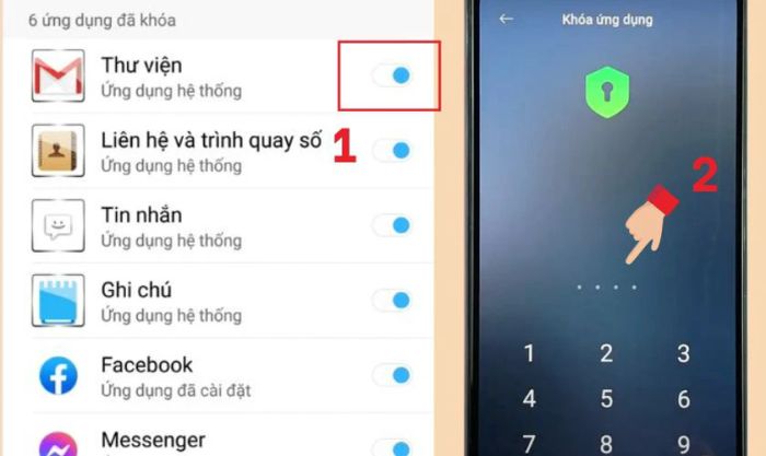 Hướng dẫn mở khóa ứng dụng trên Xiaomi