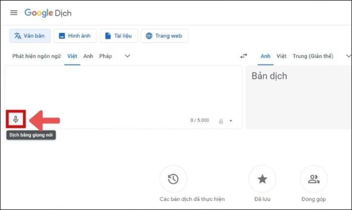 Sử dụng Google Dịch để chuyển đổi giọng nói thành văn bản trong Word