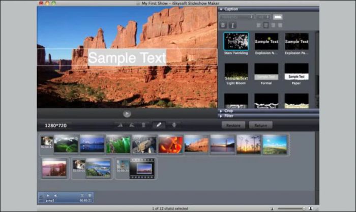 Chỉnh sửa video và clip ngắn nhanh chóng với iSkysoft Slideshow Maker