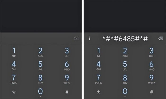Kiểm tra pin Xiaomi thông qua mã code