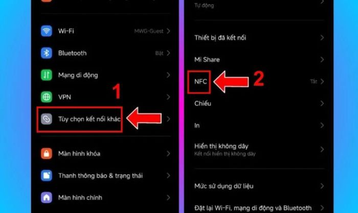 Hướng dẫn mở NFC trên Xiaomi