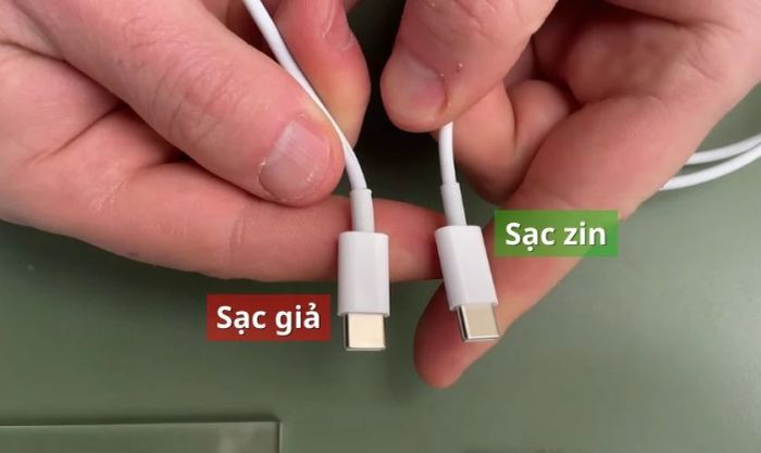 Nhận biết dây sạc iPhone chính hãng qua chất liệu
