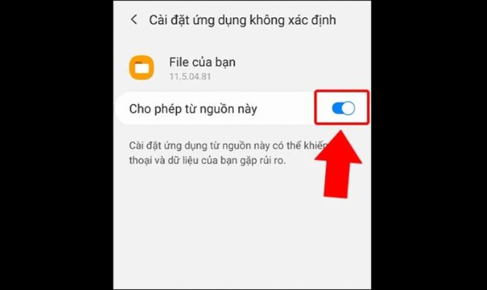 Cung cấp quyền truy cập vào thư mục hoặc ứng dụng sau khi nhân bản
