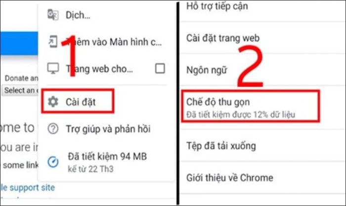 Hướng dẫn tắt quảng cáo bằng chế độ tiết kiệm dữ liệu trên Chrome