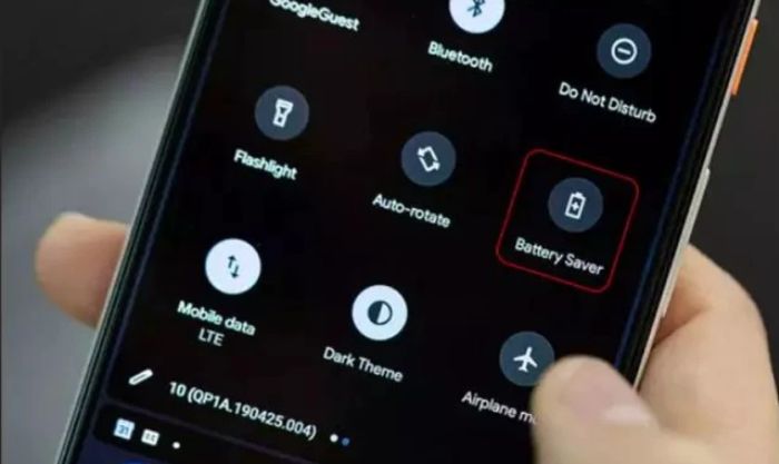 Bật chế độ tiết kiệm pin giúp tăng tốc sạc pin