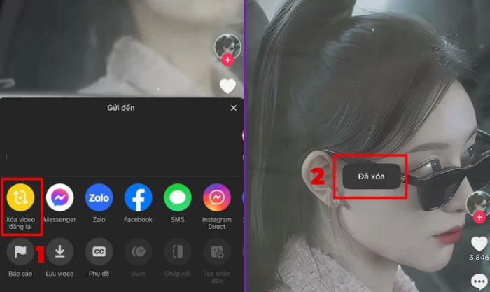 Hướng dẫn xóa video repost trên TikTok