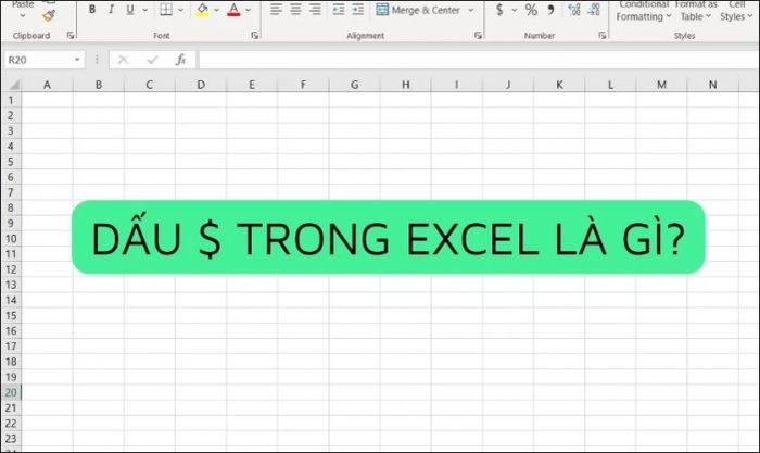 Ý nghĩa thực sự của dấu $ trong Excel