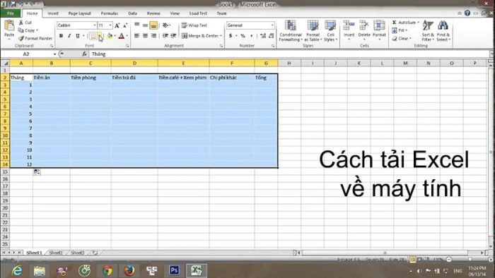 Hướng dẫn tải Excel miễn phí cho máy tính Windows