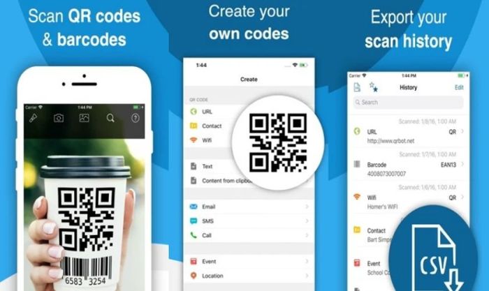 Sử dụng ứng dụng QR Barcode Scanner là phương pháp được nhiều người ưa chuộng để quét mã vạch sản phẩm