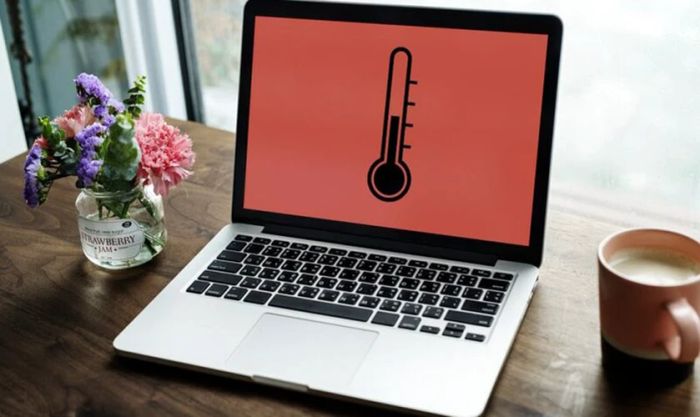Nhiệt độ quá cao sẽ gây ảnh hưởng xấu đến pin laptop Acer