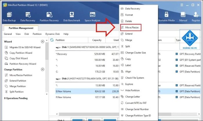 Hướng dẫn chi tiết cách chia ổ cứng bằng MiniTool Partition Wizard