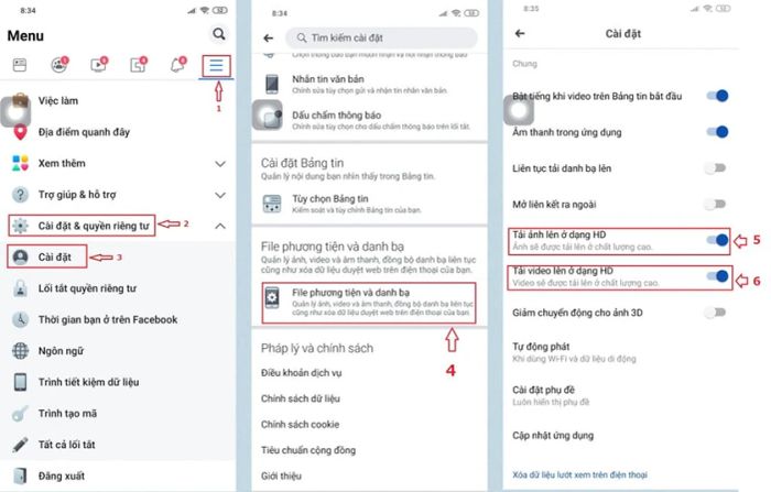 Cách đăng video lên Facebook không bị giảm chất lượng bằng điện thoại Android
