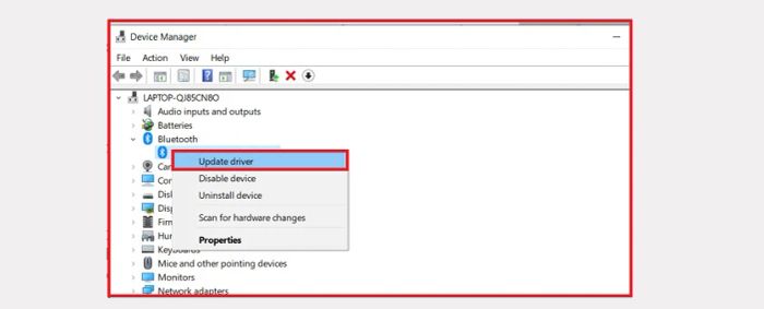 Hướng dẫn cài đặt driver bluetooth trên Windows 10