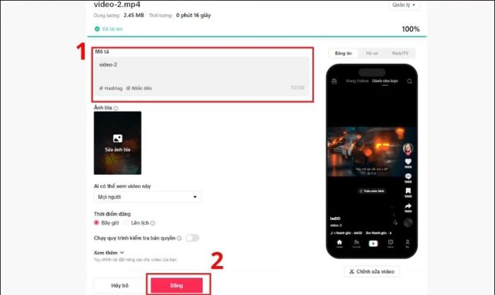 Chỉnh sửa video và thêm hiệu ứng trước khi đăng để thu hút nhiều lượt xem hơn