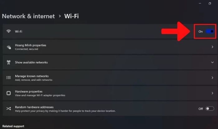Tắt Wifi và Bluetooth khi không sử dụng