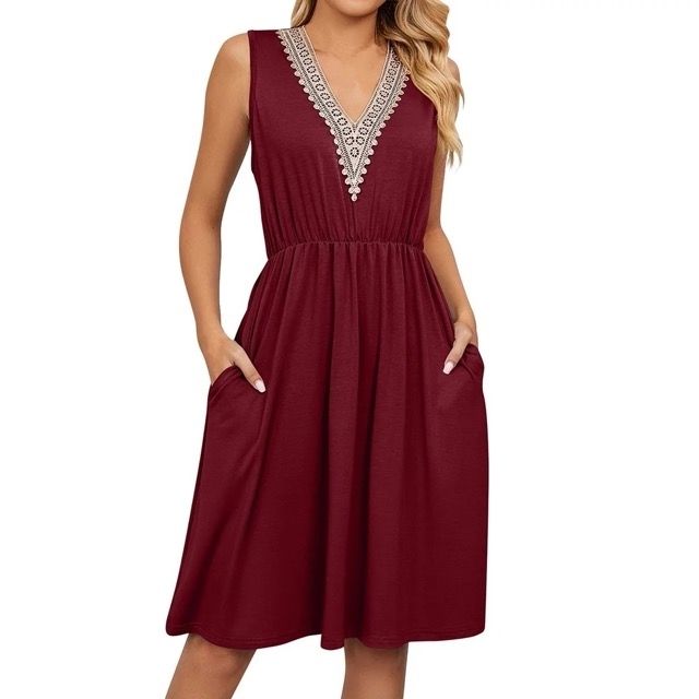 Model wearing the dress