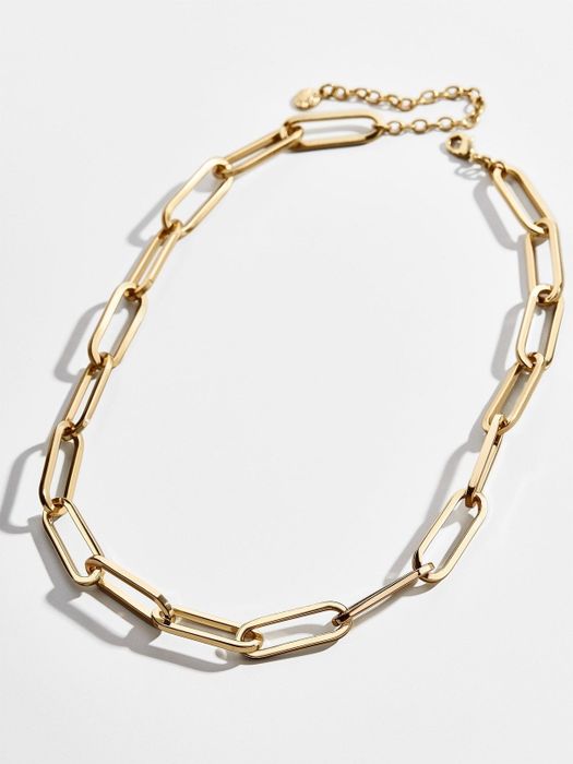 Product image of a gold link necklace