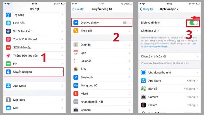 Hướng dẫn bật/tắt tính năng định vị trên iPhone