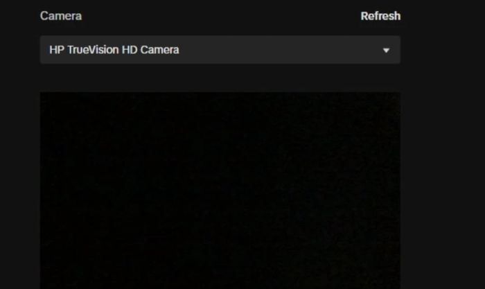 Chọn camera tích hợp hoặc sử dụng webcam bên ngoài tùy theo nhu cầu.