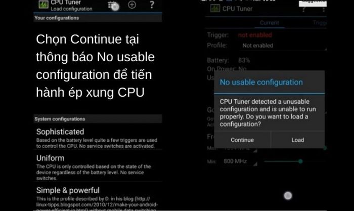 Hướng dẫn ép xung CPU Android không cần root chi tiết