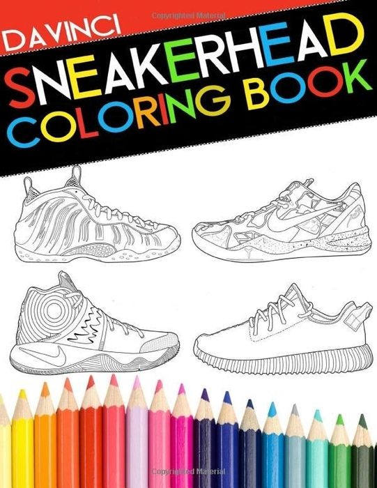 The sneakerhead coloring book