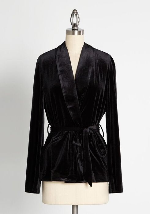 The black velvet jacket