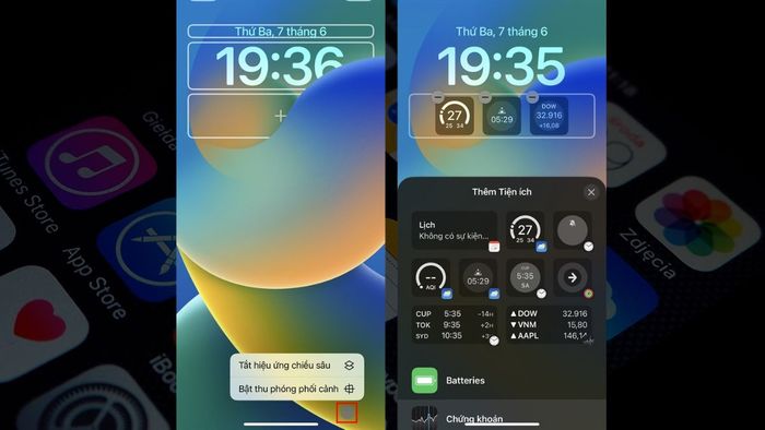 Hướng dẫn tùy chỉnh cài đặt hình nền cho màn hình khóa iPhone bước 3