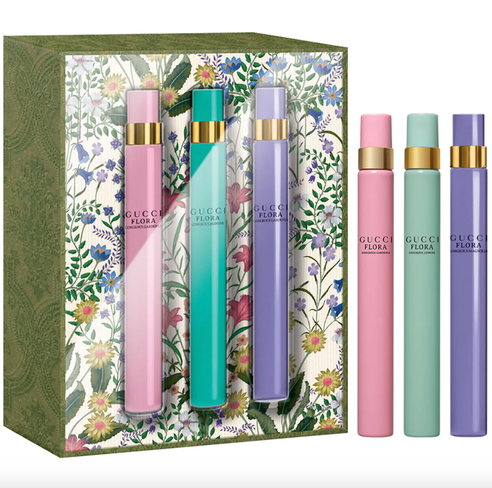 set of three Gucci perfume rollerballs