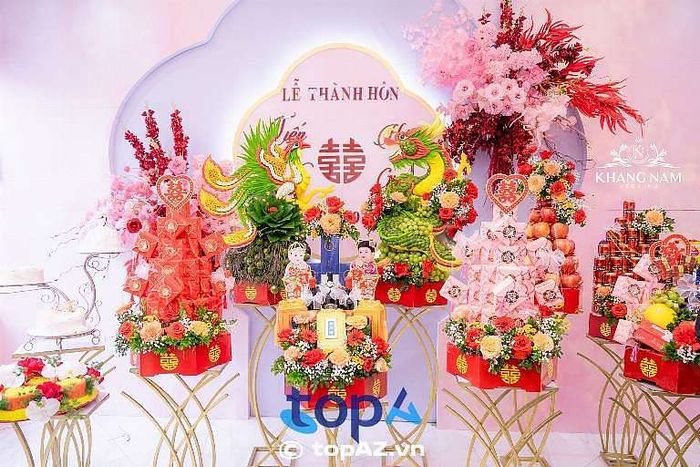 Địa chỉ làm mâm quả cưới hỏi tại TP. Cẩm Phả